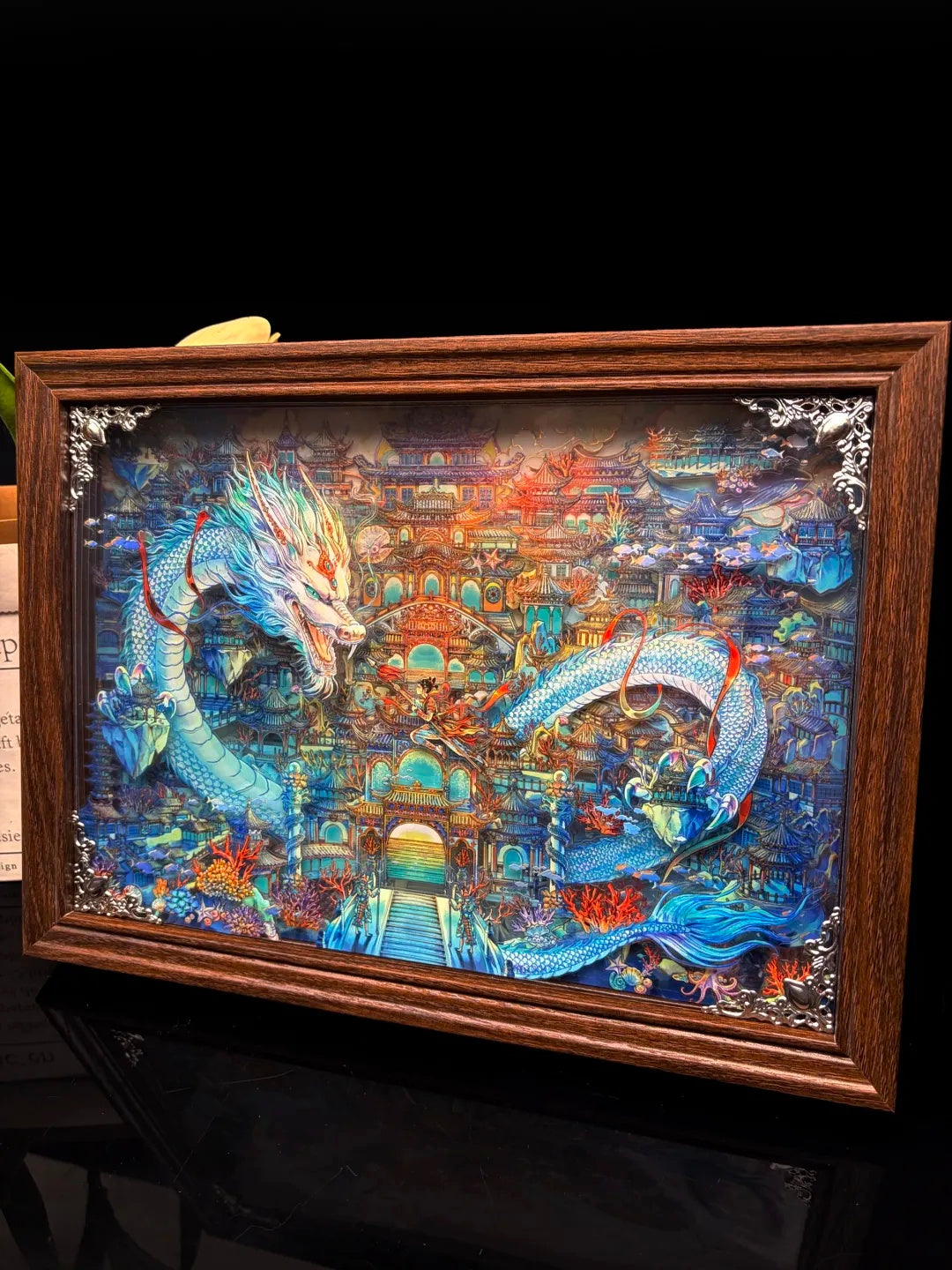 Nezha Conquers the Dragon King Acrylic Frame Standee