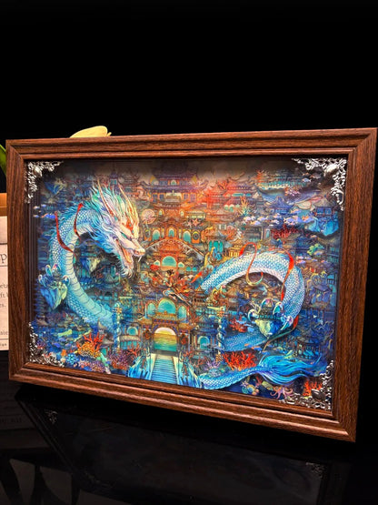 Nezha Conquers the Dragon King Acrylic Frame Standee