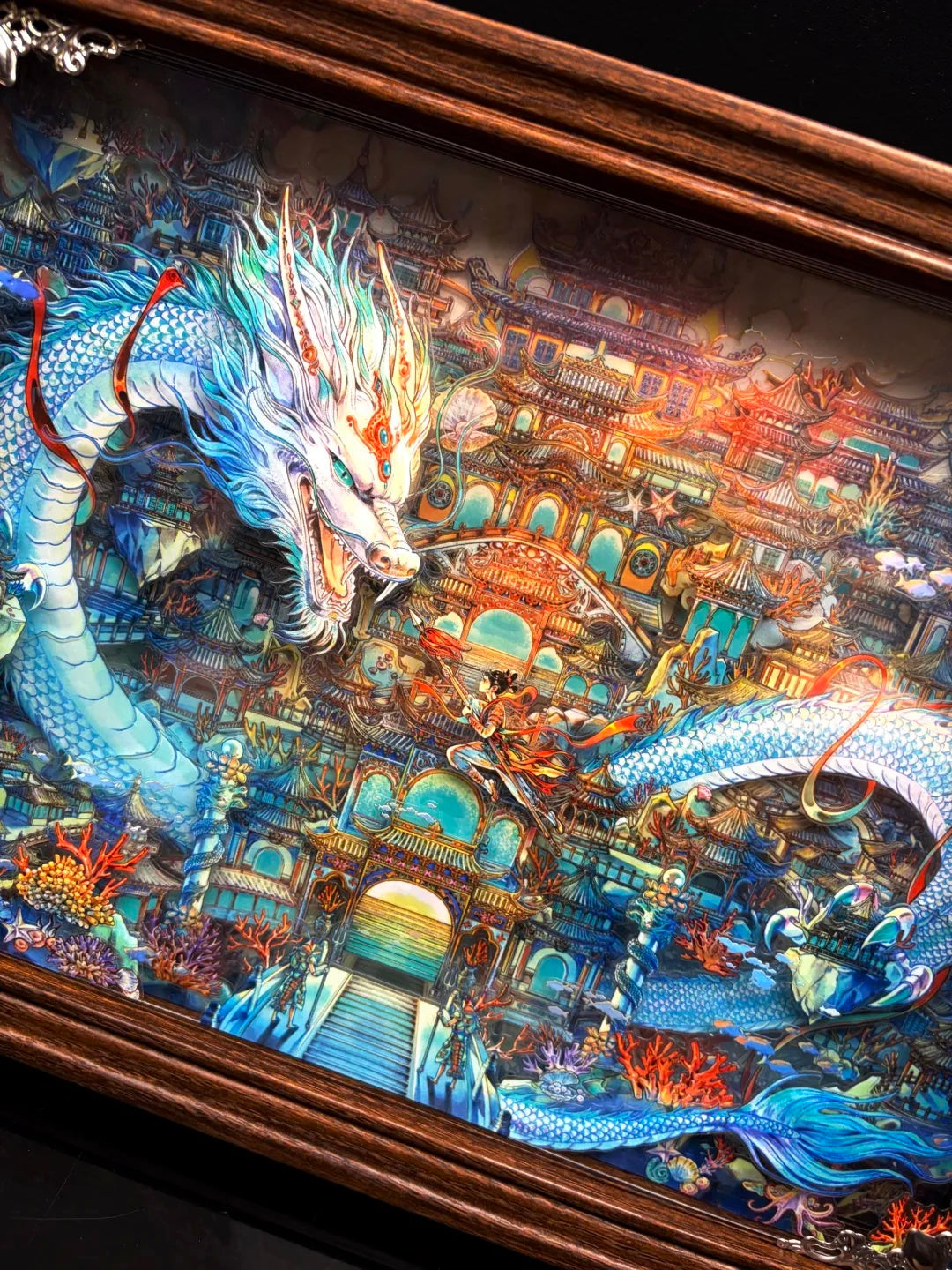 Nezha Conquers the Dragon King Acrylic Frame Standee