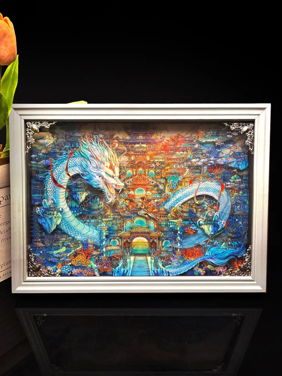 Nezha Conquers the Dragon King Acrylic Frame Standee