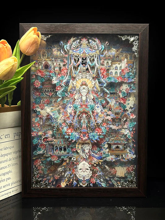Formless Guanyin Acrylic Frame Standee