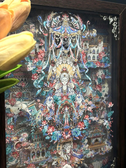 Formless Guanyin Acrylic Frame Standee