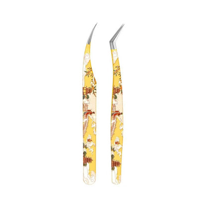 Wkaka Moon Palace Jade Glow · Mid-Autumn Limited Embossed Tweezers