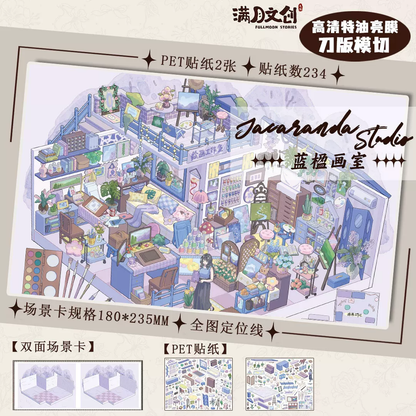 Full Moon 5.0 — DIY Miniature Scene Sticker Kits — 09