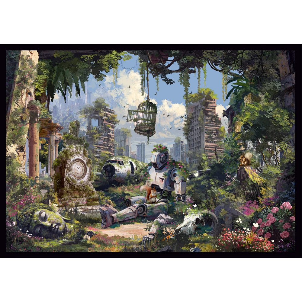 Fantasy and Futuristic Scene Stickers — 03