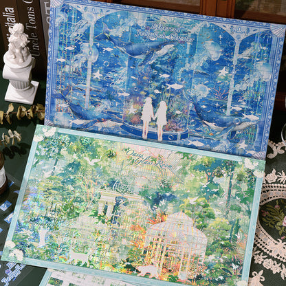 Holographic Scene-Building Sticker Set — 16