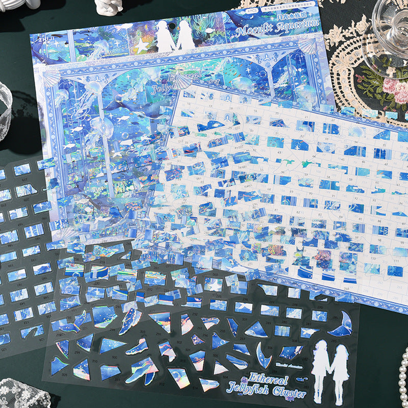 Holographic Scene-Building Sticker Set — 09