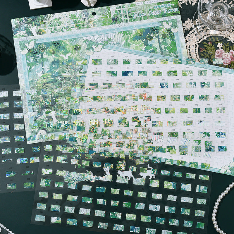 Holographic Scene-Building Sticker Set — 01