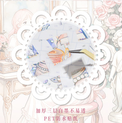 3D Holographic Silver Puzzle Scene Sticker Set — 18
